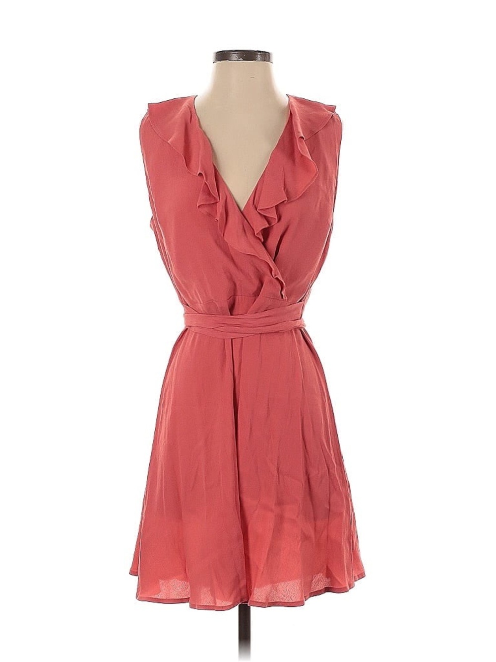 LOFT Outlet Ruffle Wrap Cocktail Dress - Picture 2 of 6